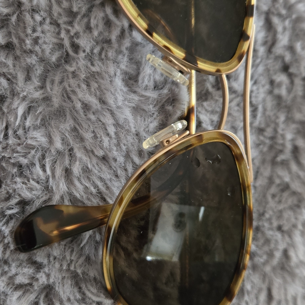 Maui Jim Tortoise Shell Sunglasses with Gold Accents